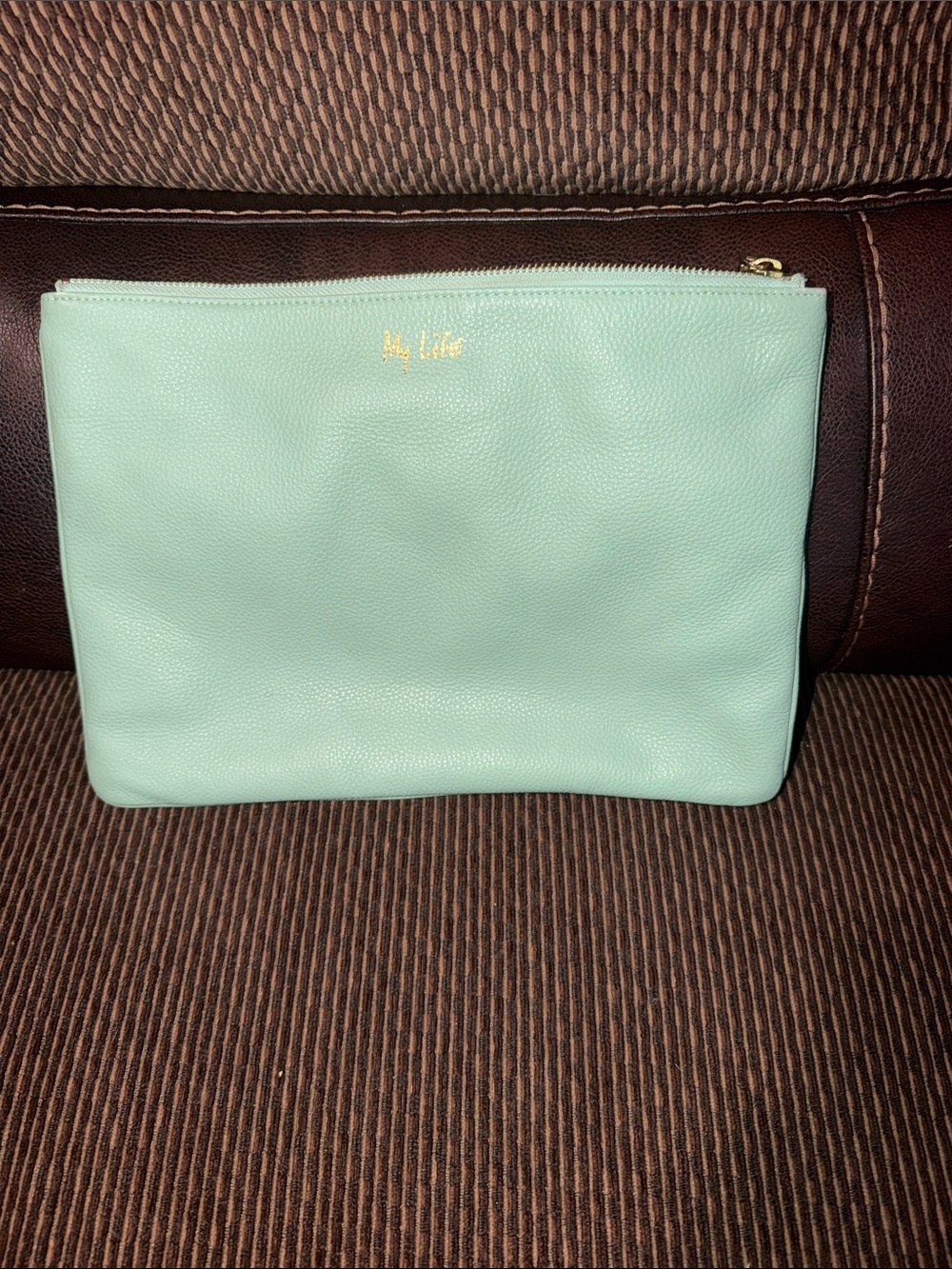 Rebecca Minkoff sea foam Htf pouch